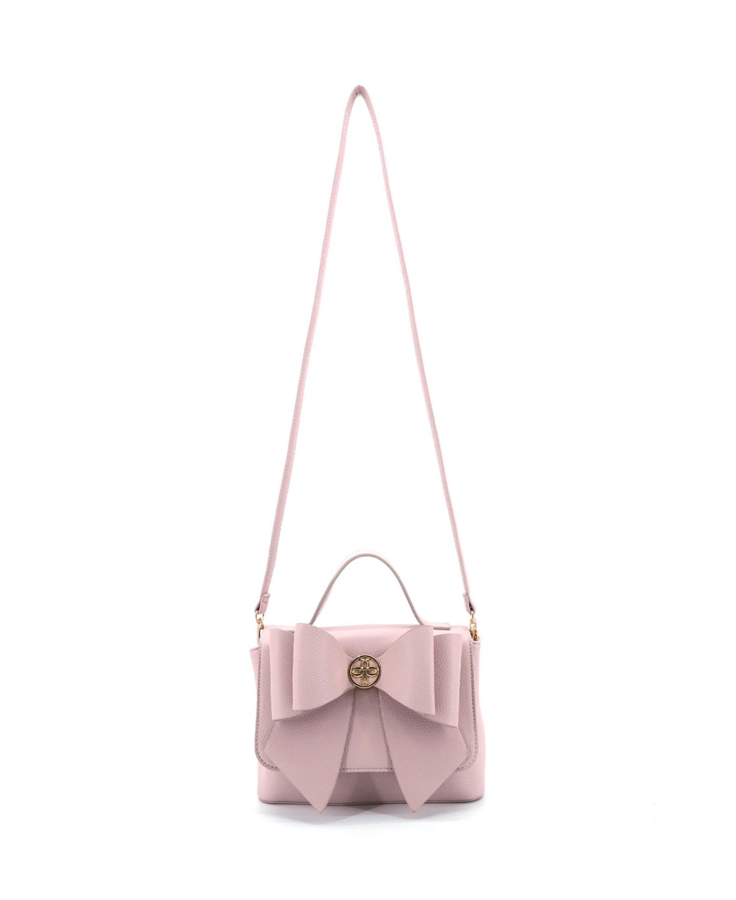 Женская сумка LIKE DREAMS Double Bow Magnetic Crossbody, цвет: Пудровый — фото 5