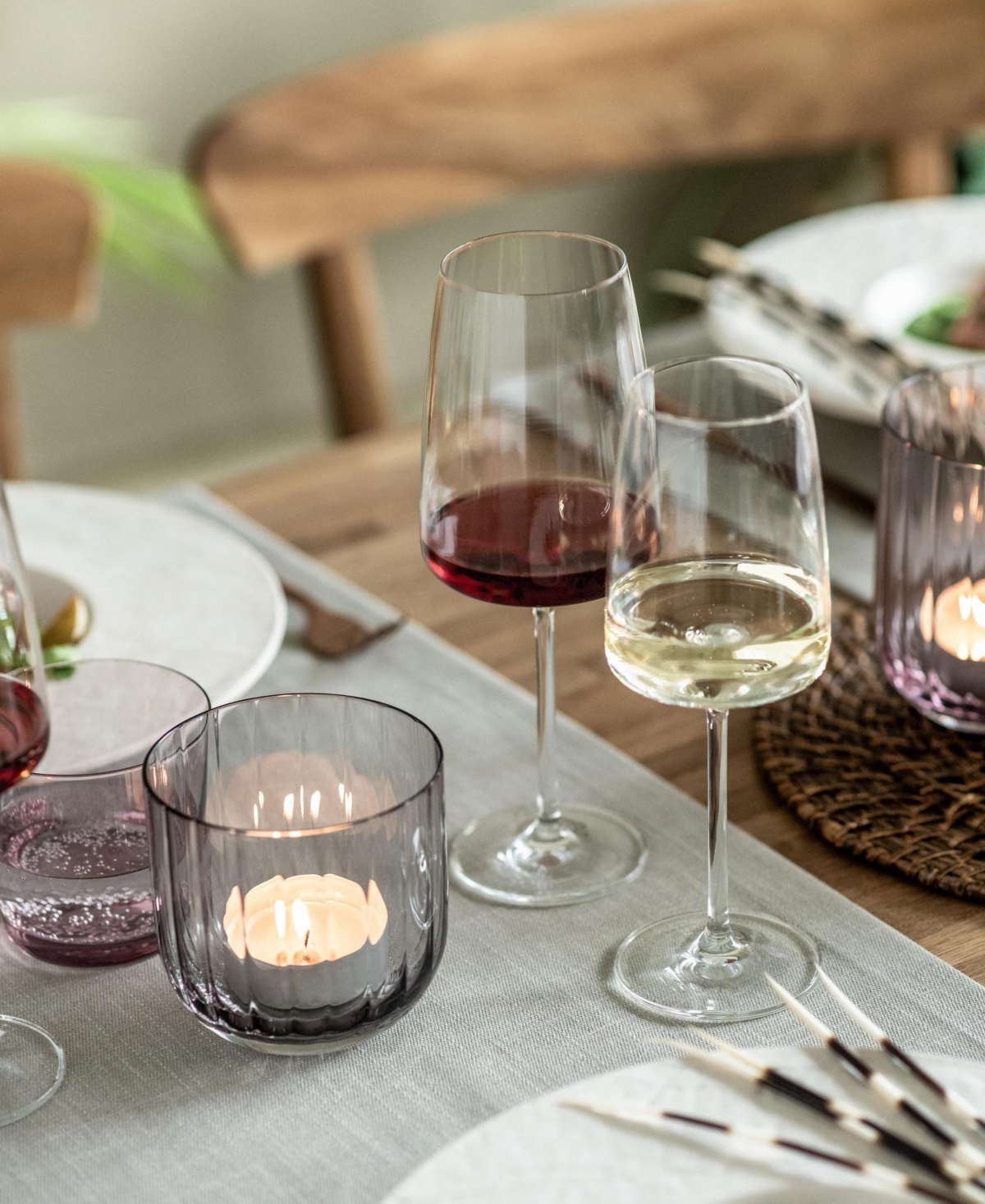 Zwiesel Glas Sensa Red And White Wine Glasses, Set Of 8 In Transparent