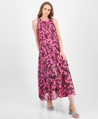 Women's Floral Sleeveless Maxi Dress