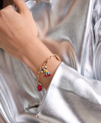 Disney | Macy's Mickey Mouse & Minnie Mouse NYC Charm Bracelet, Macy's Exclusive