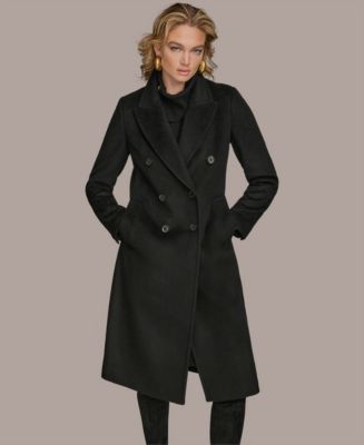 DONNA KARAN New York コート Donna Karan New York Women's Double-Breasted Reefer Coat