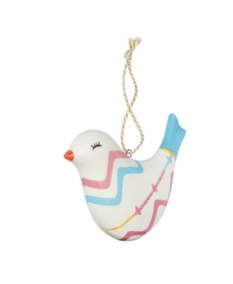 Kit Kemp Christmas Puffed Bird Rik Rak Ornament