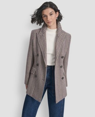 Women's Short Double-Breasted Belted Coat