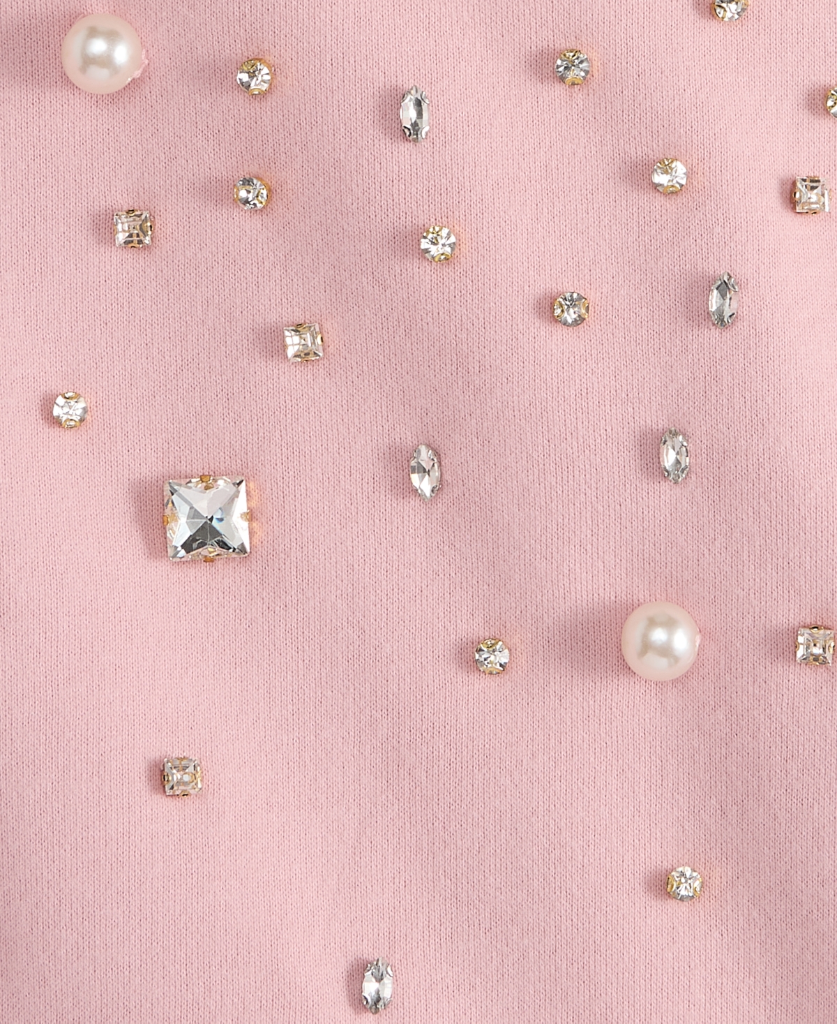 On 34th Women's Knit Long-sleeve Embellished Sweatshirt, Macy's Exclusive In Pink