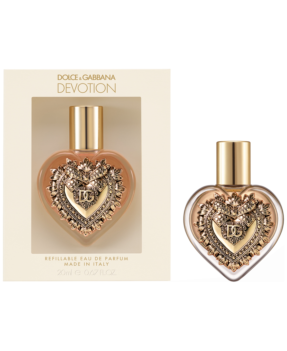 Dolce & Gabbana Devotion Eau De Parfum, 0.67 Oz. In Transparent