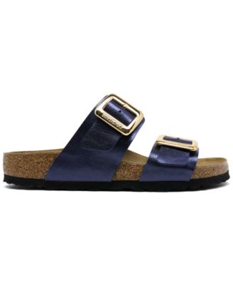 Women's Sydney Luxe Buckle Birko-Flor Sandals from Finish Line