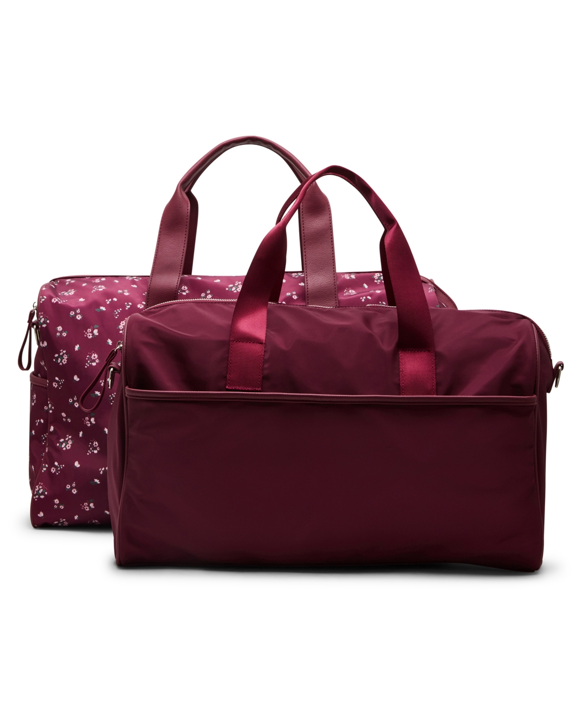 Madden Girl Zipper Duo Duffle Bag