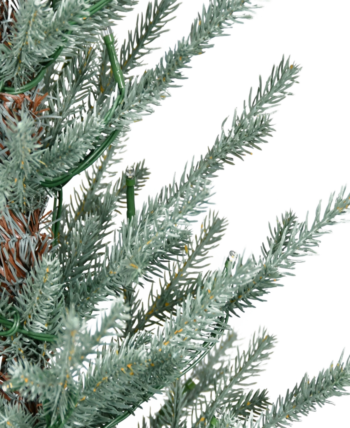 Puleo 2' Pre-lit Artificial Potted Arctic Fir Tree In Blue