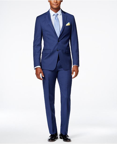 Calvin Klein Infinite Stretch Solid Slim Fit Suit Separates & Reviews ...