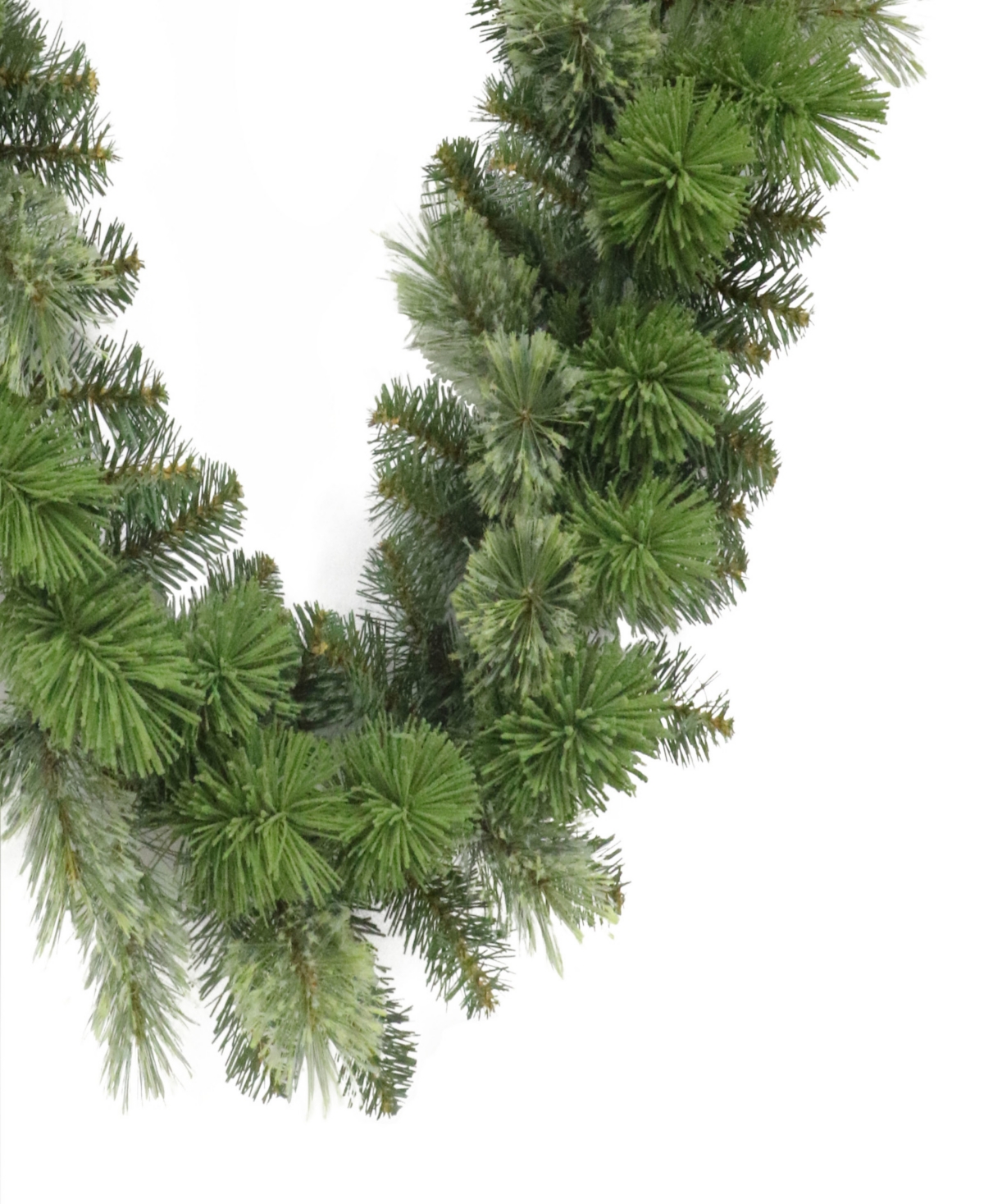 Puleo 20' X 10" Oklahoma Pine Artificial Christmas Garland In Green