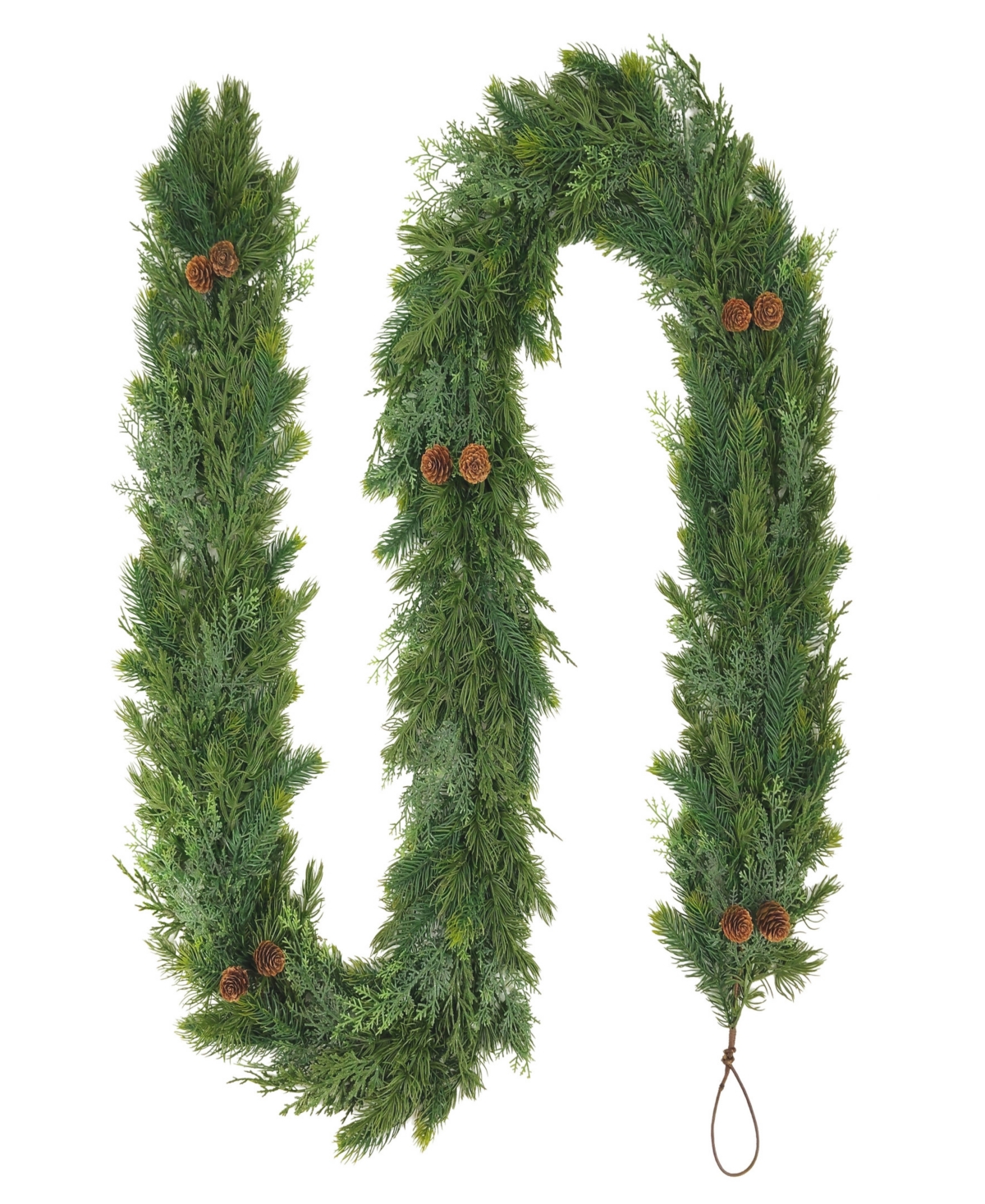 Puleo 9' X 10" Artificial Christmas Garland In Green