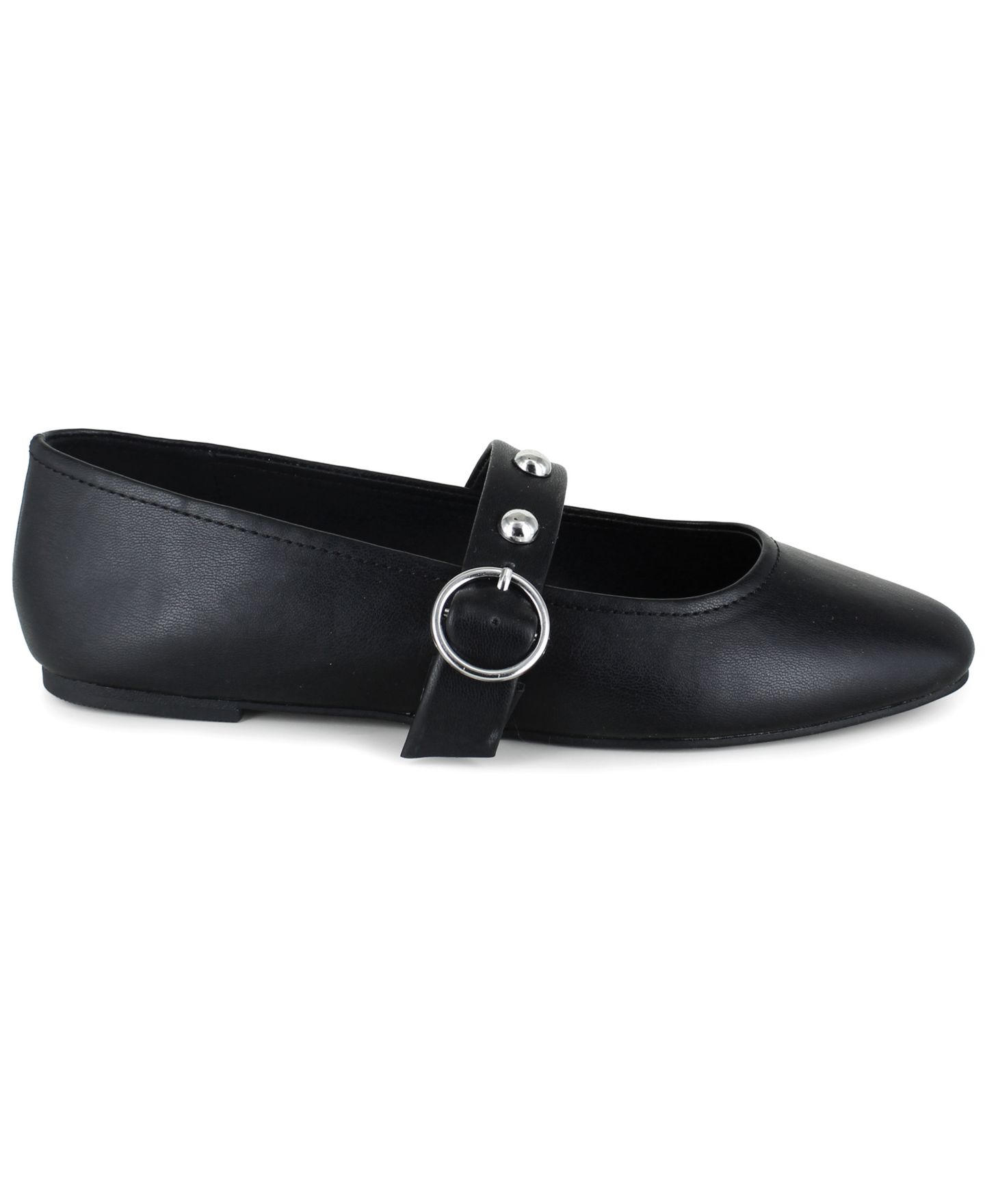 Женские балетки Kenneth Cole Reaction Maxi Maryjane Ballet Flats, цвет: Чёрный — фото 2