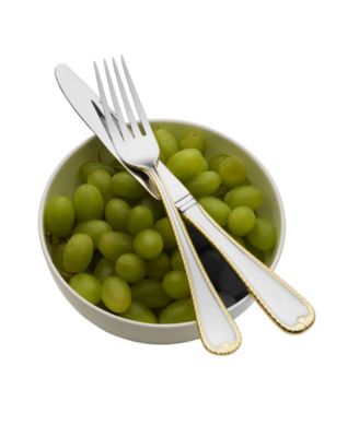 Cameo Gold 65 Pc. Flatware Set, Service for 12