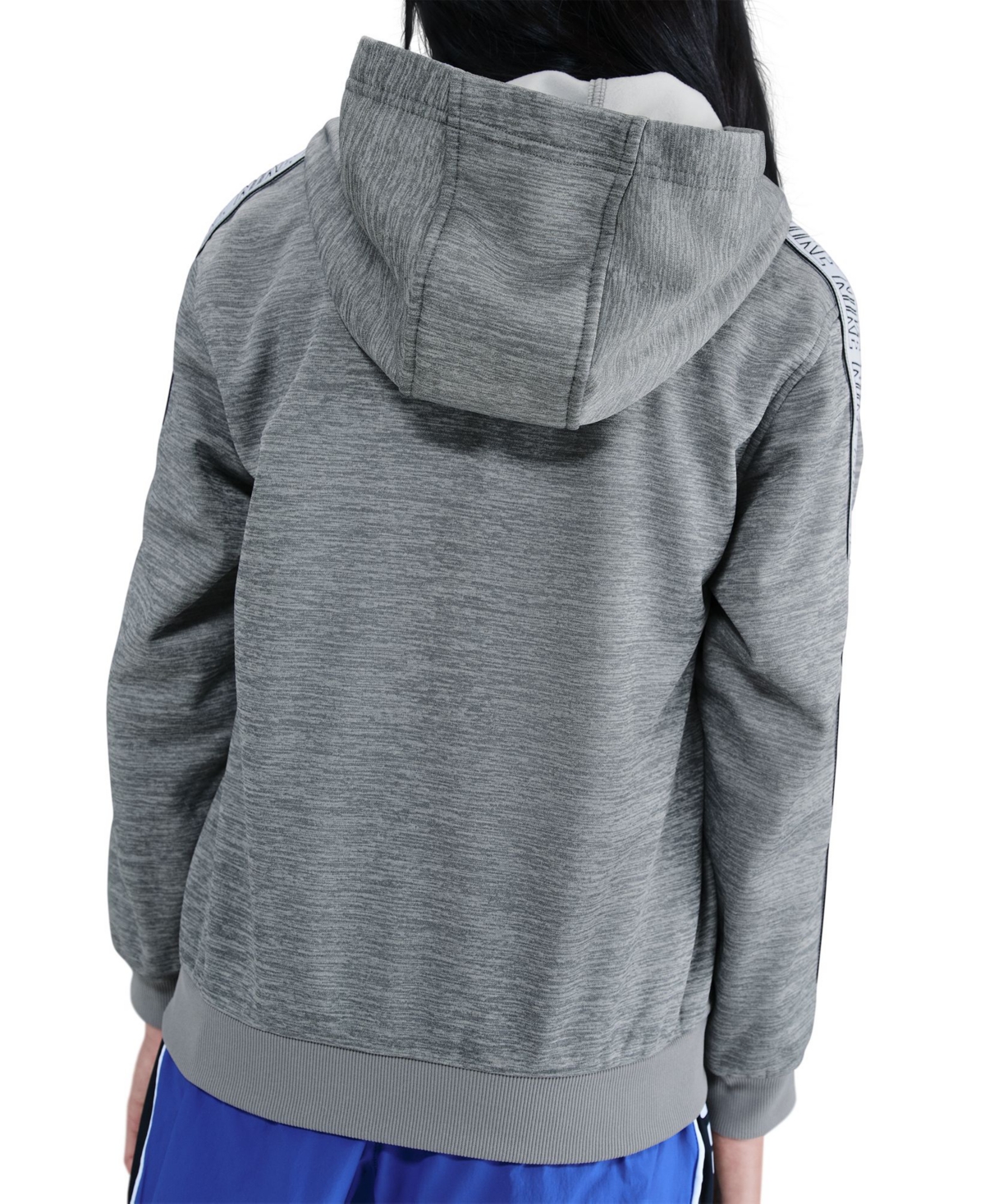 Nike Big Boys And Big Girls 4-20 Full-zip Hoodie Sweatshirt In Gray