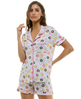 Women's Printed Top and Shorts Set