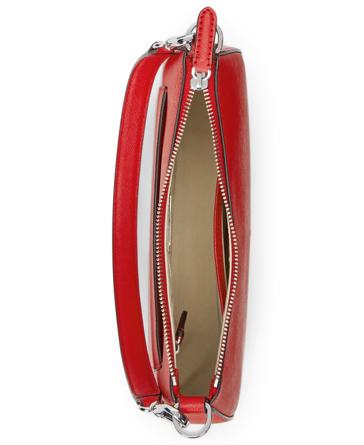 Ralph Lauren Danni Small Shoulder Bag In Red