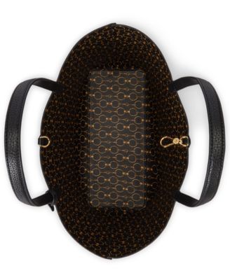 Faux-Leather Reversible Tote Bag