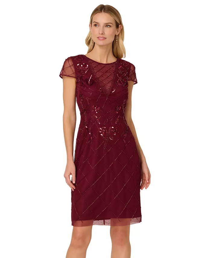 Women's Beaded Sheath Dress