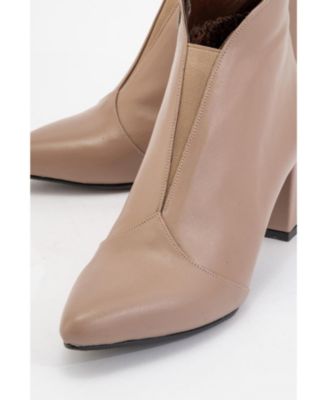 Finda Leather Block Heel Boot (Women)