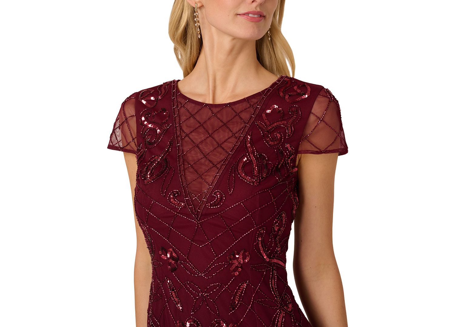 Women's Beaded Sheath Dress