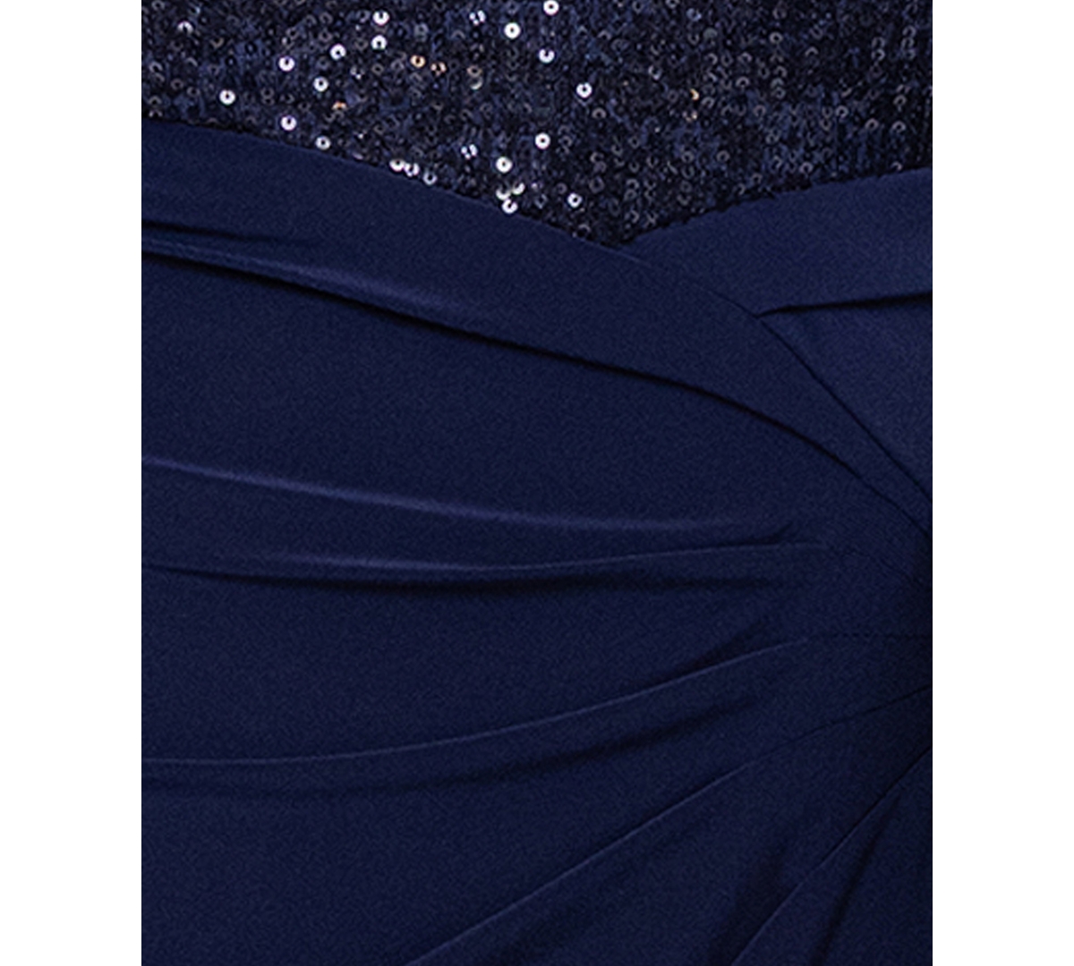 B & A By Betsy And Adam Plus Size Wrap Skirt Dress In Blue