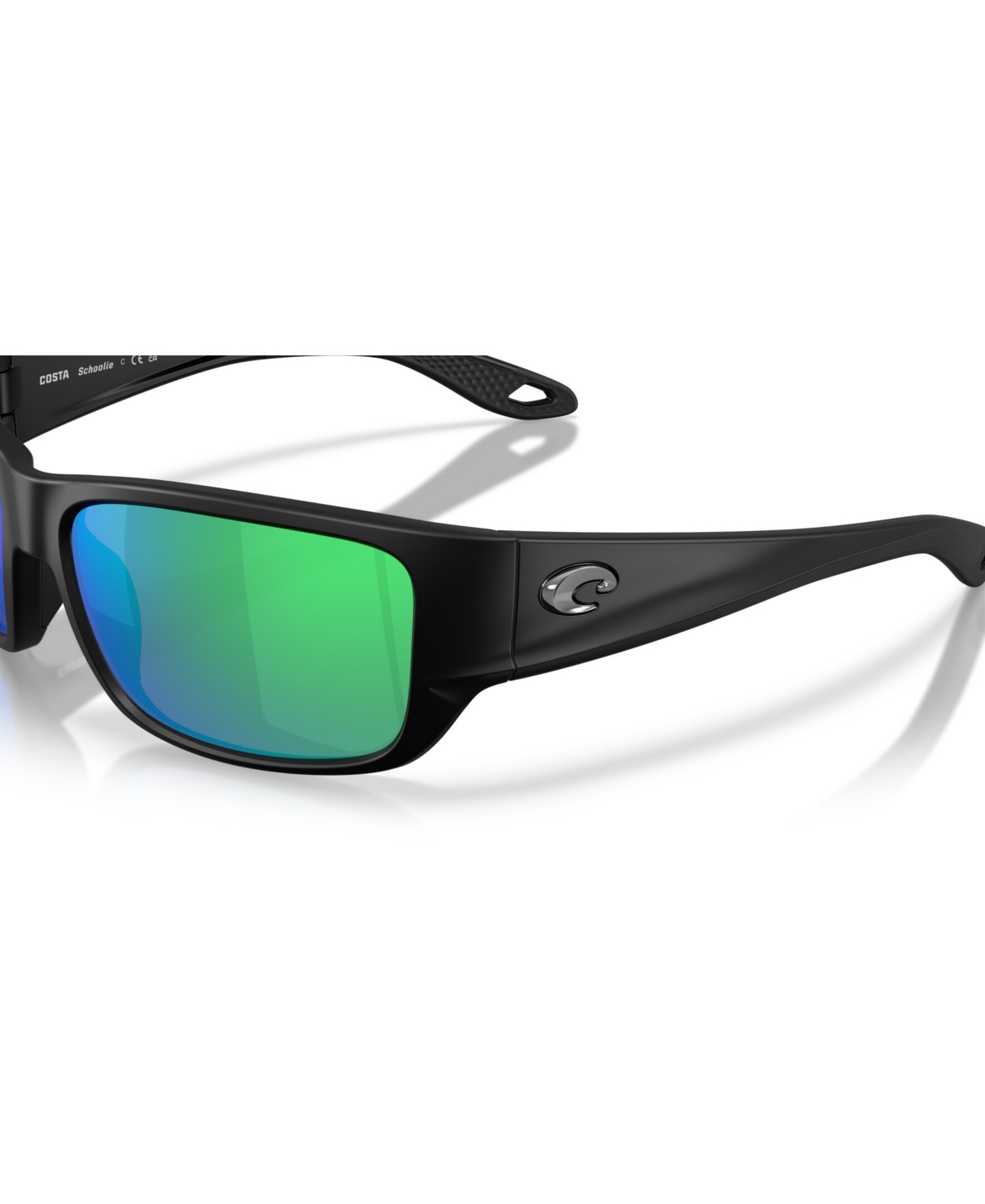 Costa Del Mar Men's Polarized Sunglasses, Schoolie 6s9132 In Black