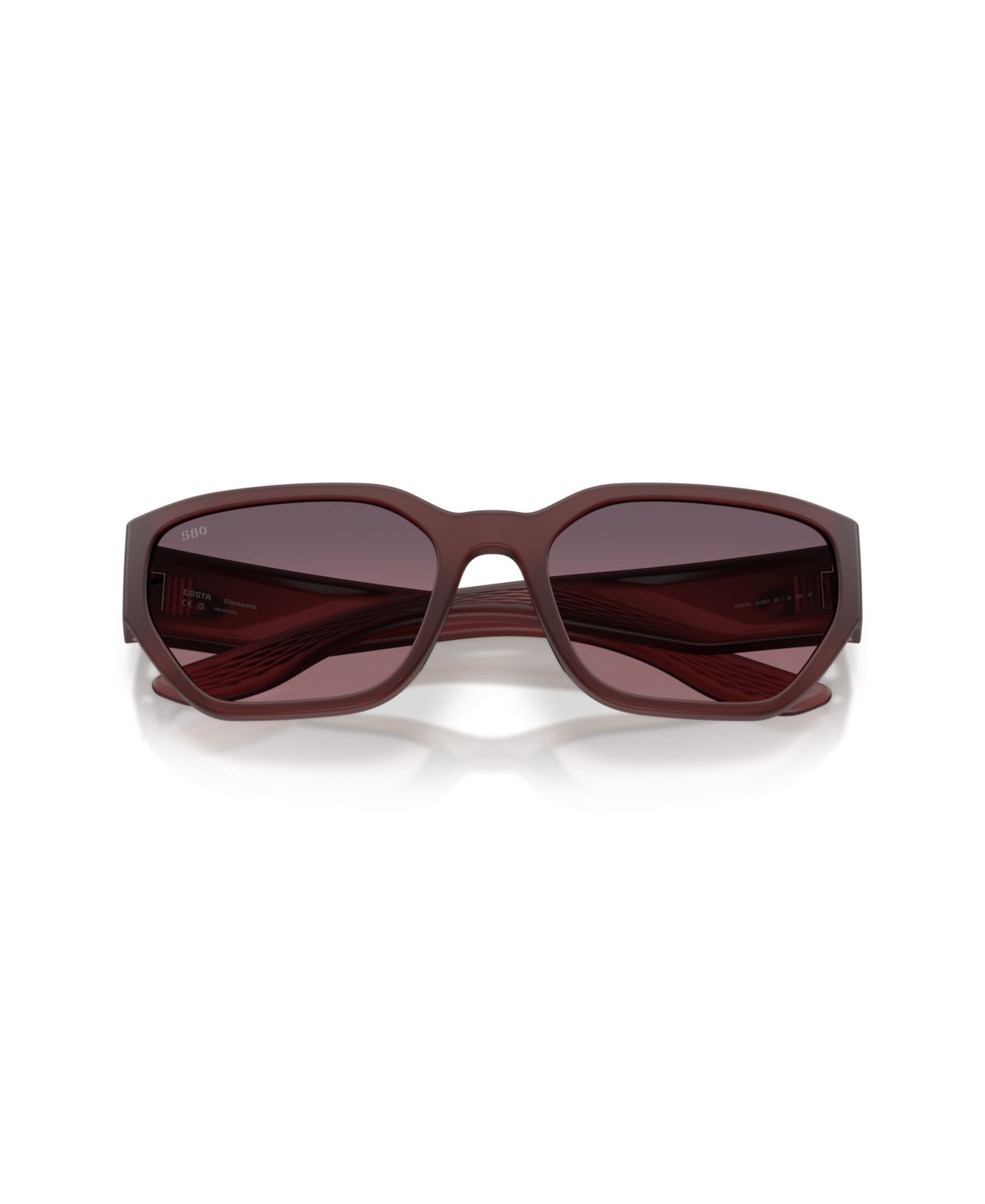 Costa Del Mar Unisex Polarized Sunglasses, Clemente 6s9125 In Brown