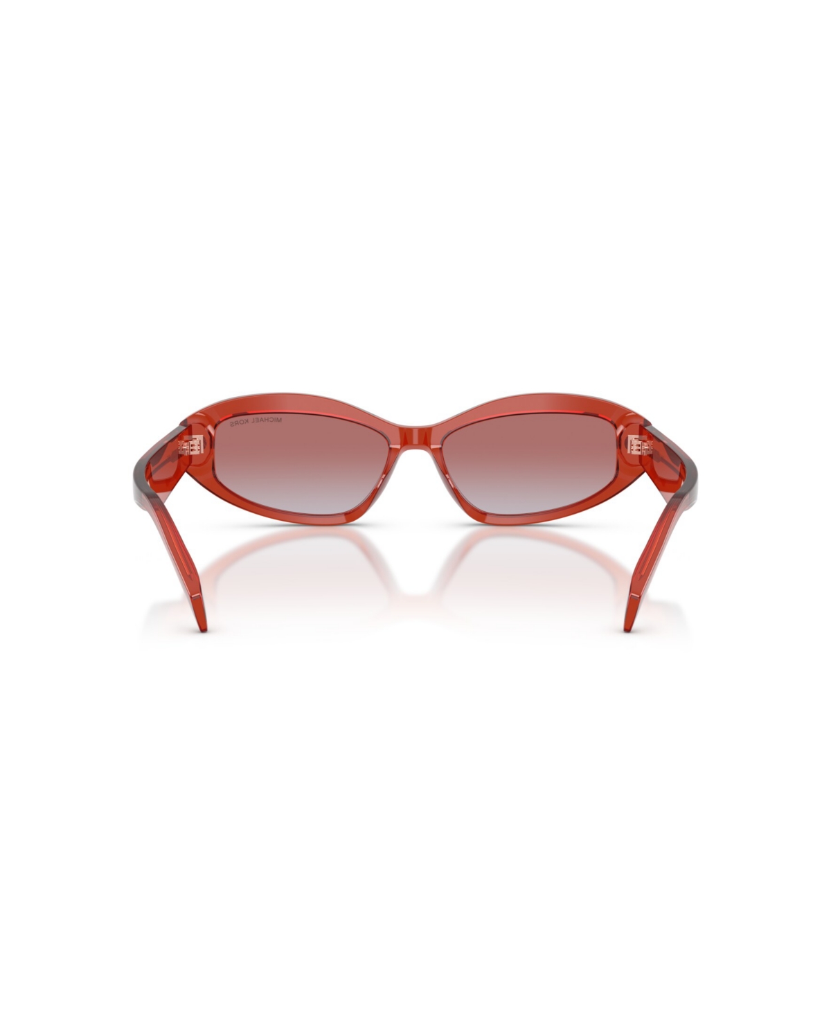 Michael Kors Oval-frame Sunglasses In Brown