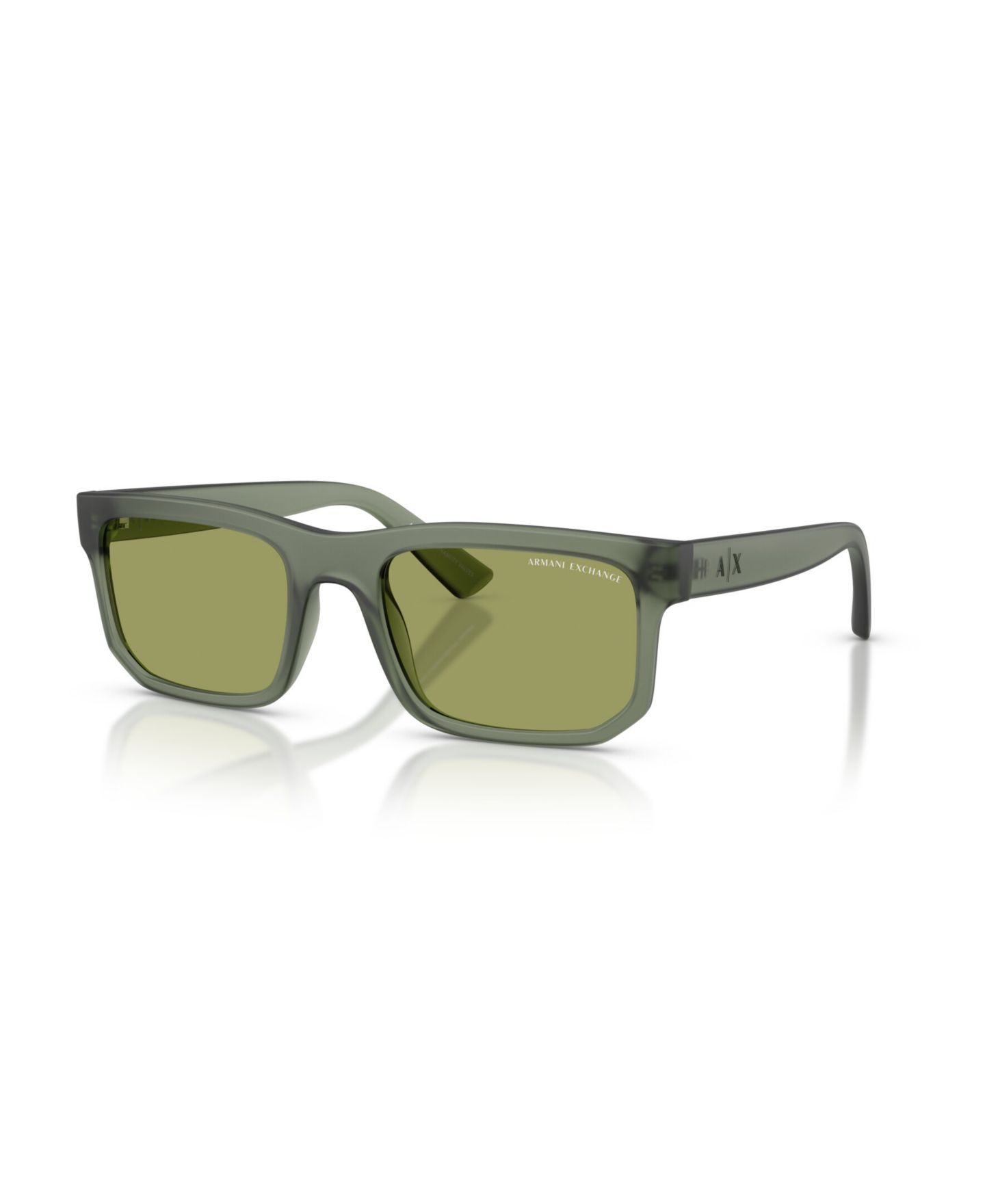 Мужские солнцезащитные очки Armani Exchange Sunglasses, AX4165S, цвет: Frosted Agave — фото 1