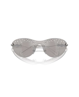 Women's Geometric Crystal Embellished Sunglasses, SK7023