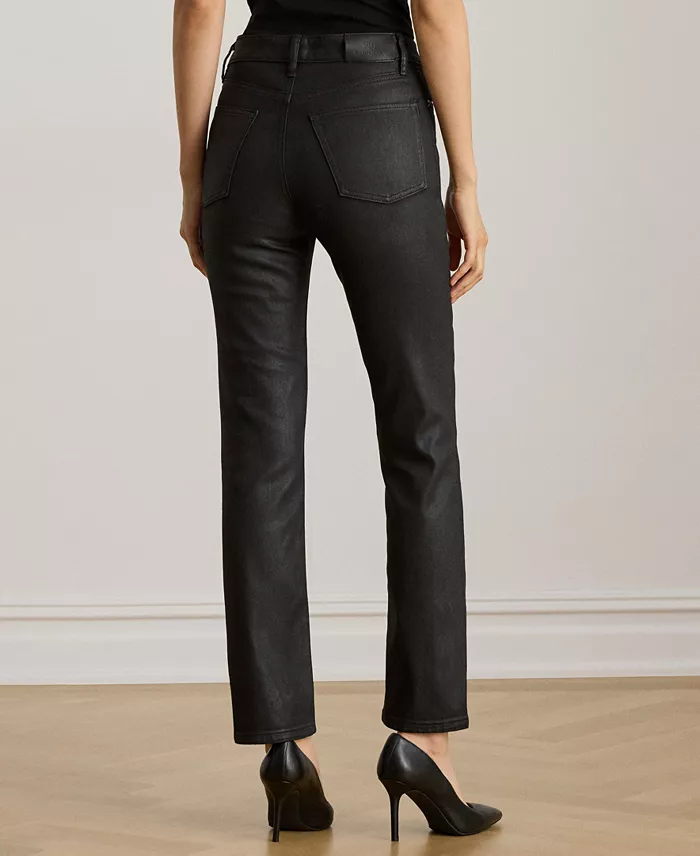 Women's Coated Straight Ankle Jeans - thumbnail 6