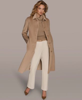 Women's Button Front Maxi Coat