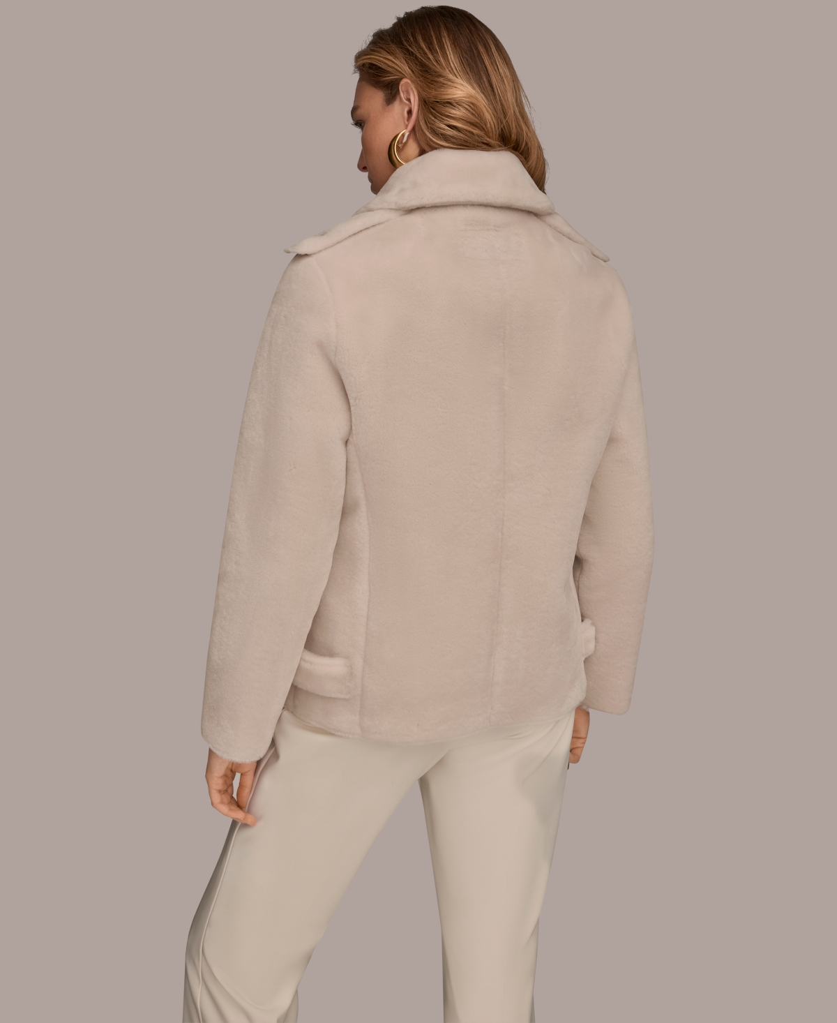 Donna Karan Women's Double-breasted Coat In Neutral