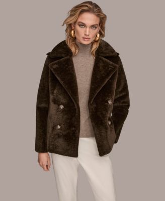 Donna Karan New York - Women's Double-Breasted Coat