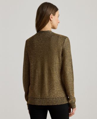 Women's Sequin Long Sleeve Cardigan