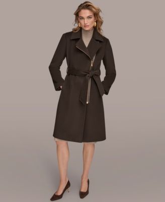 Women's Notch Collared Belted Coat