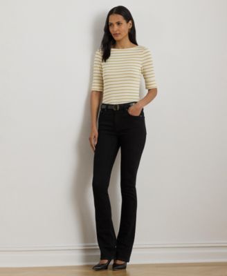 Women's Striped Boatneck T-shirt