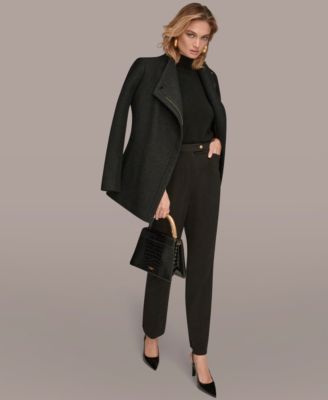 Women's Wing Collar Belted Coat