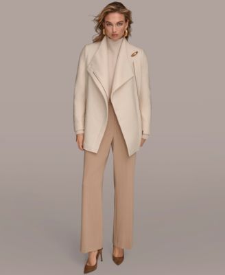 Women's Wing Collar Belted Coat