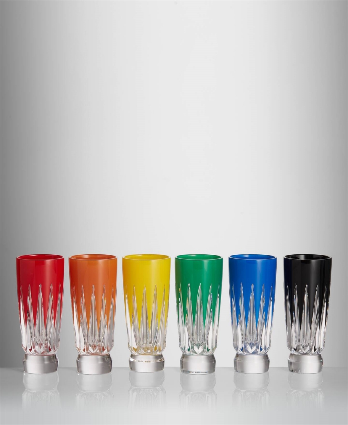 Waterford New Year 2025 Firework Crystal-glass Shot Glasses Set Of 6 In Multi
