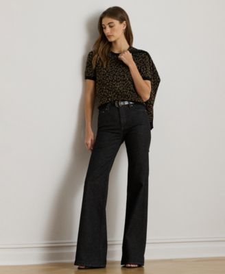 Women's Ocelot Short Sleeve Sweater