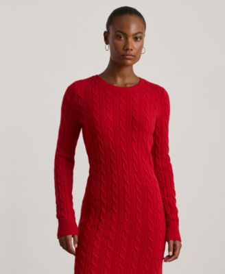 Women's Long Sleeve Sweater Dress