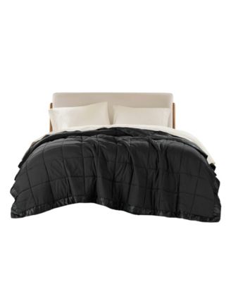 Windom Lightweight Down Alternative Satin Trim Blanket, King