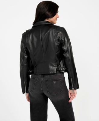 Women's Long Sleeves Moto Jacket