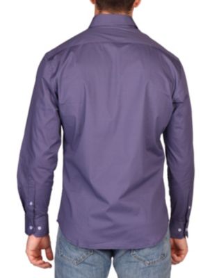 Men's Diamond Medallion Long Sleeve Shirt