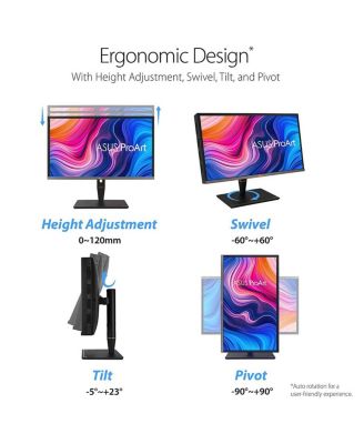 ASUS ProArt Display PA32UCX-PK 32" 4K HDR Mini LEDMonitor, 99% DCI-P3 99.5% Adobe RGB, DeltaE<1, 10-bit, IPS, Thunderbolt 3 USB-C HDMI DP, Calman