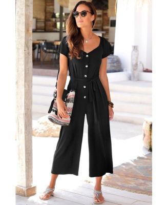 Women's Button Detail Jumpsuit
