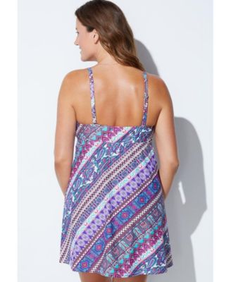 Women's Tie Front Underwire Swimdress