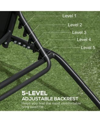 2 Piece Chaise Lounge Chair Pool Chairs with Wheels,