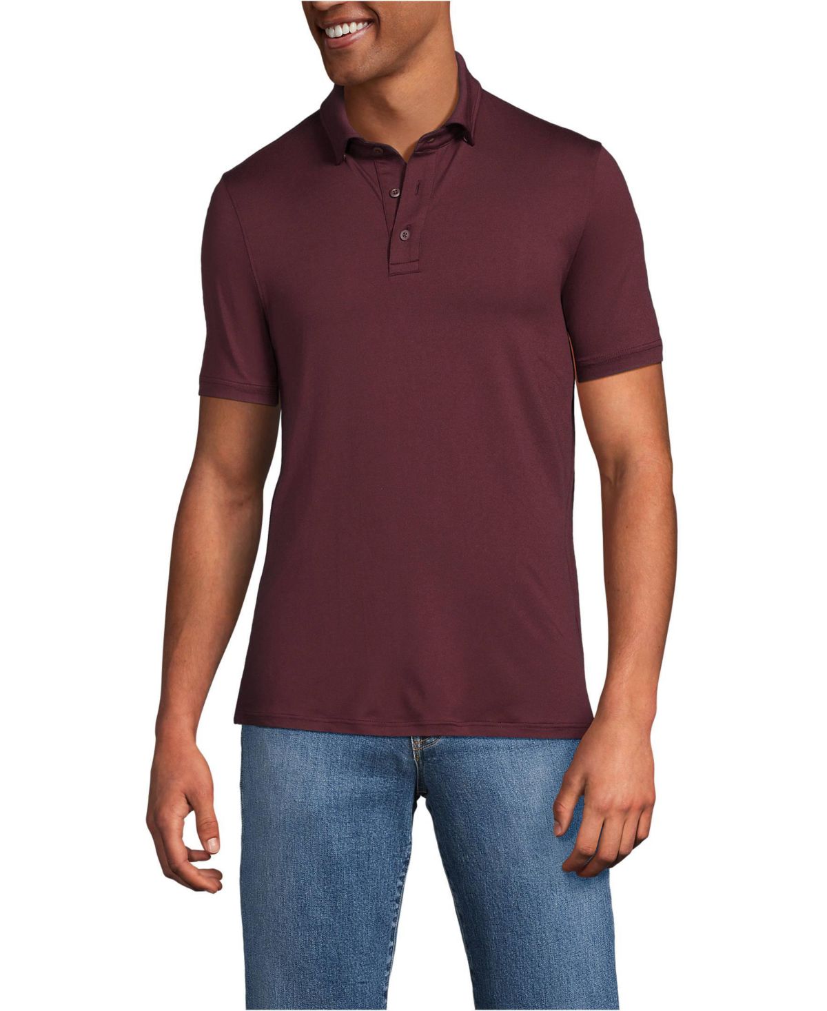 Мужское охлаждающее поло с коротким рукавом